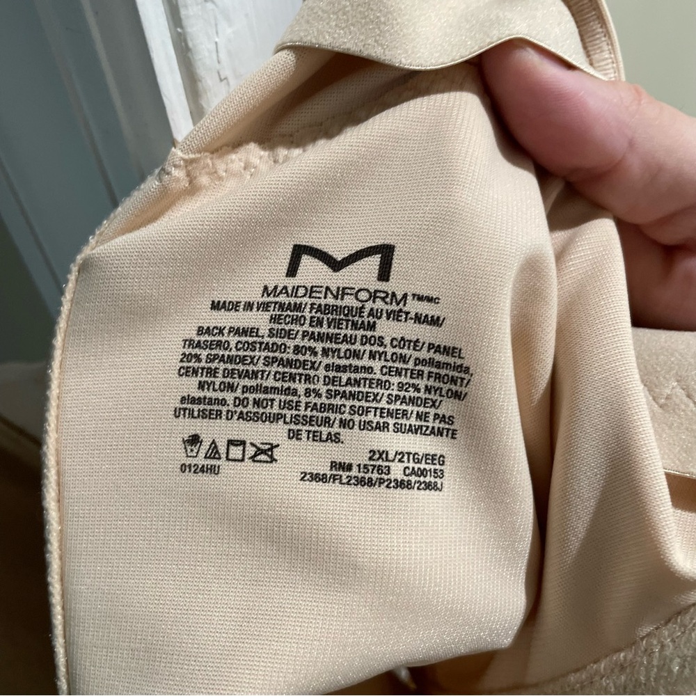 Maidenform Ultra-Firm Control Waist Cincher Shapewear Nude Women’s Size 2XL - Picture 7 of 8